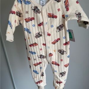 Baby Lightning McQueen Long Sleeve Onesie
